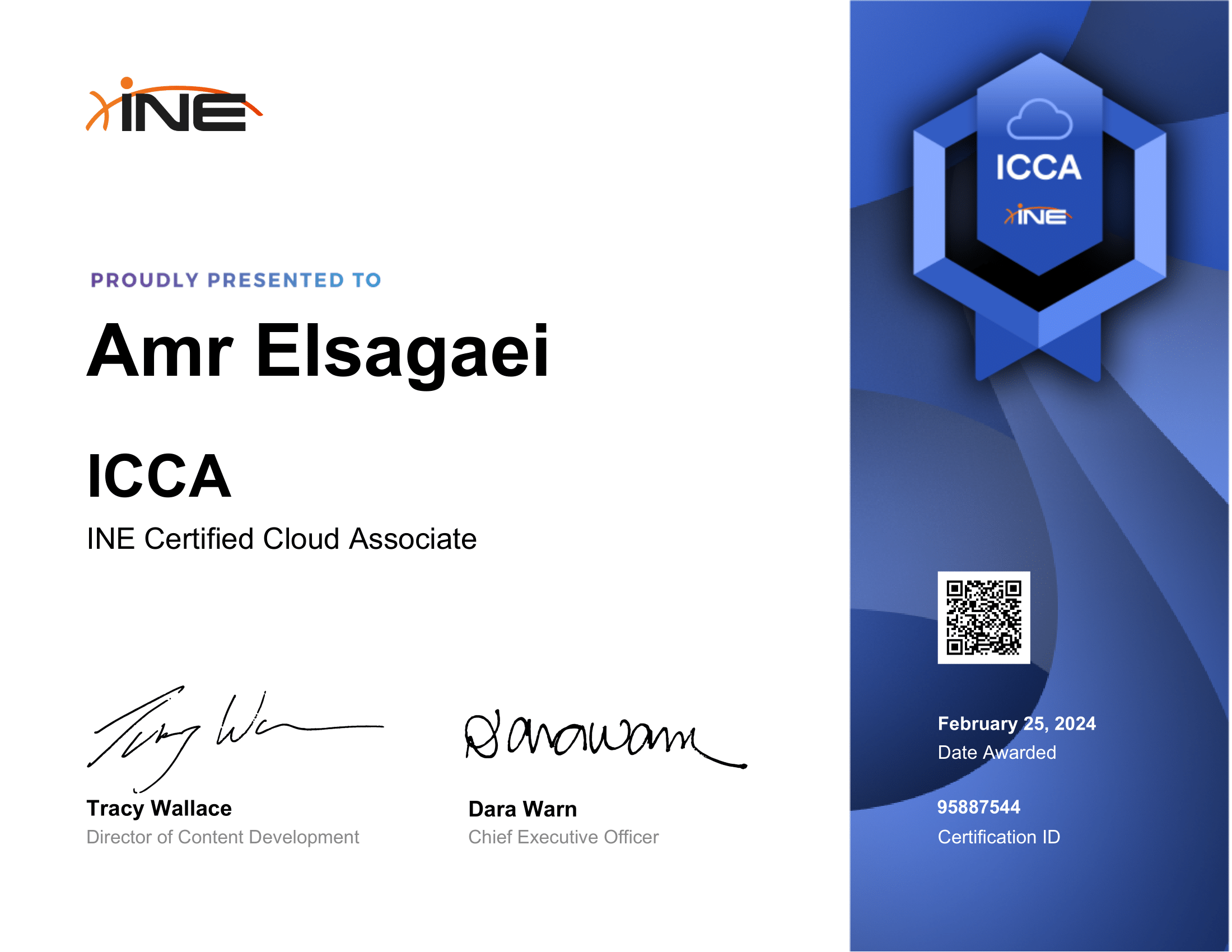 Certified Cloud Associate (ICCA)